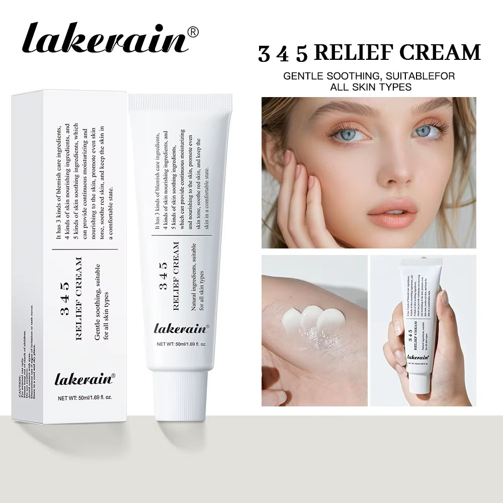345 Relief Cream Address Blemishes Nourish Skin and Provide Moisturizing and Calming Lifting Beauty Moisturizer Korean Product