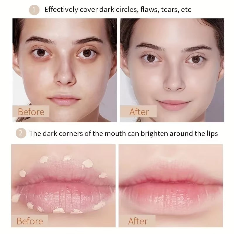 Waterproof & Sweatproof Concealer Cream - Tattoo Coverage, Long-Lasting Foundation, Natural,Full Coverage, All Skin Types
