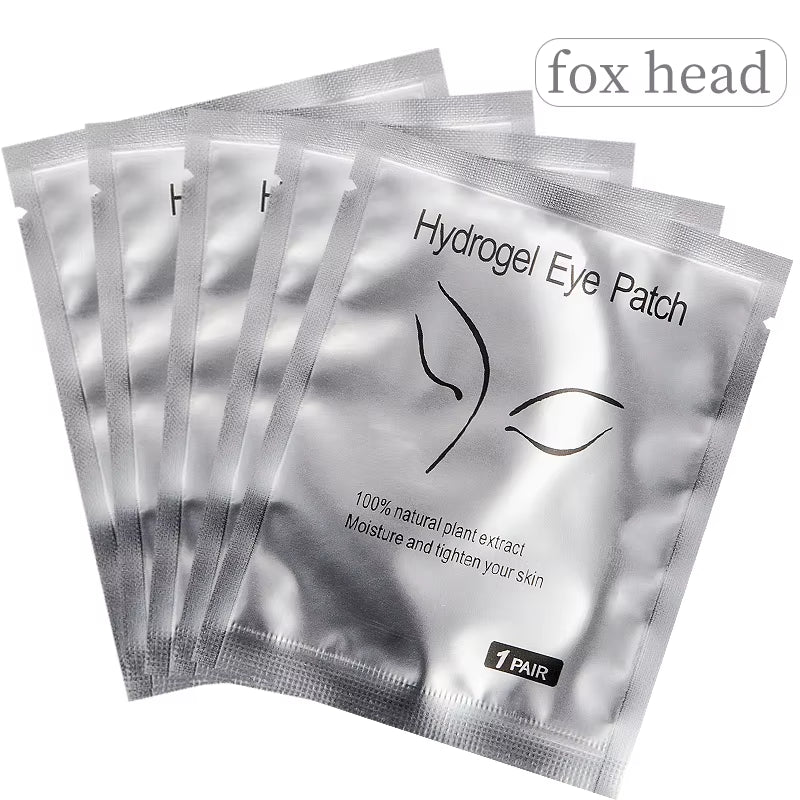 50Pairs Eyelash Extension under Eye Gel Pads Lash Lint Free Hydrogel Eye Patches Eyelash Extension Supplies Girls Makeup Tools