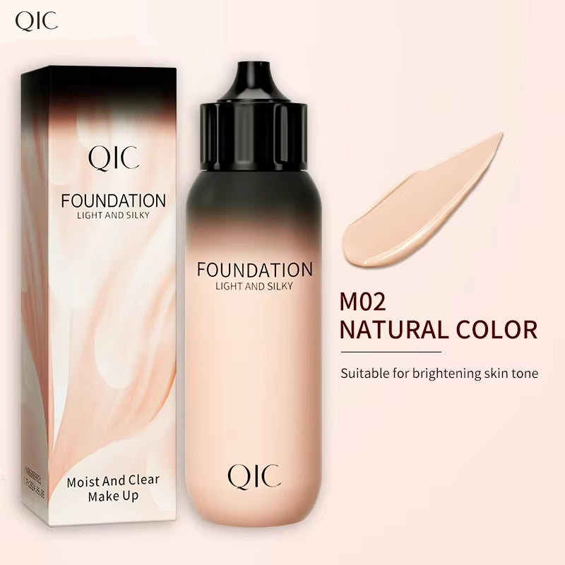 30Ml Liquid Foundation Cream Waterproof Oil-Control Cover Acne Base Cream Makeup Moisturize Matte Concealer Cosmetic