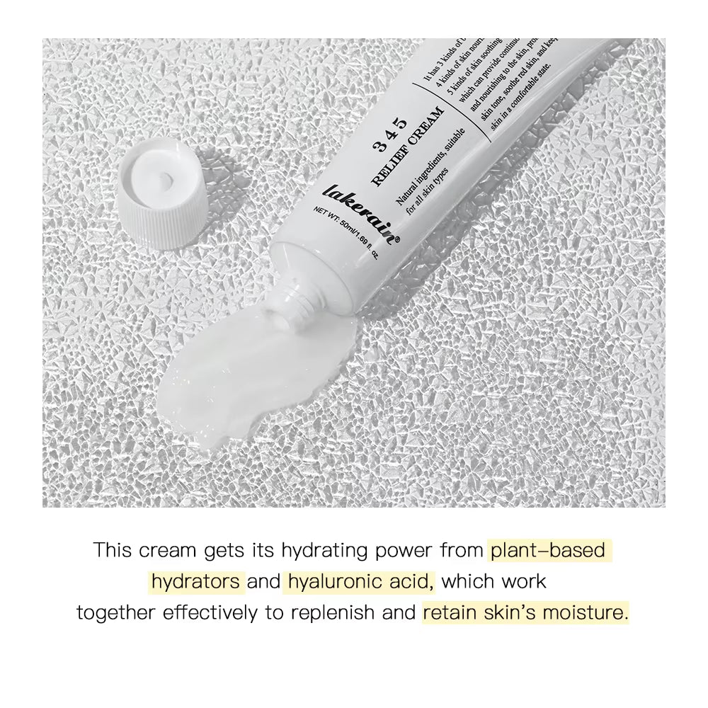 345 Relief Cream Address Blemishes Nourish Skin and Provide Moisturizing and Calming Lifting Beauty Moisturizer Korean Product